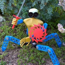 sh - robotic forestkeeper toy robot art 3d print model - Mito3D