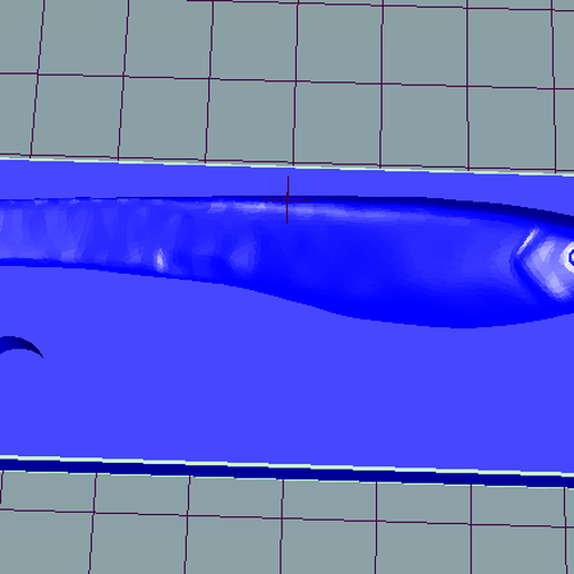shad fishing lure mold tool fishing lure mold 3D print model - Mito3D