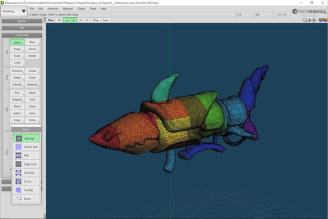sombreamento liga legendas azar espinha peixe 3d print model - Mito3D