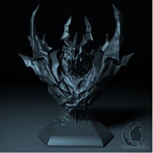 shadow fiend bust dota 2 game figurines minatures creatures monsters characters models busts games fantasy hero's 3d print model - Mito3D