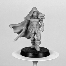 sombra combatiente miniatura 3d print model - Mito3D
