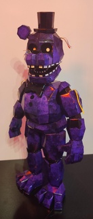 ombre Freddy papercraft nuits freddy fnaf Freddy goldenfreddy fnaf2 papercraft lowpoly 3d print model - Mito3D