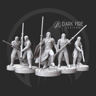 sombra Guardia equipo oscuro fuego diseños estrella royal rojo soldado guerras incinerador juego guerra mesa superior legión 3d print model - Mito3D