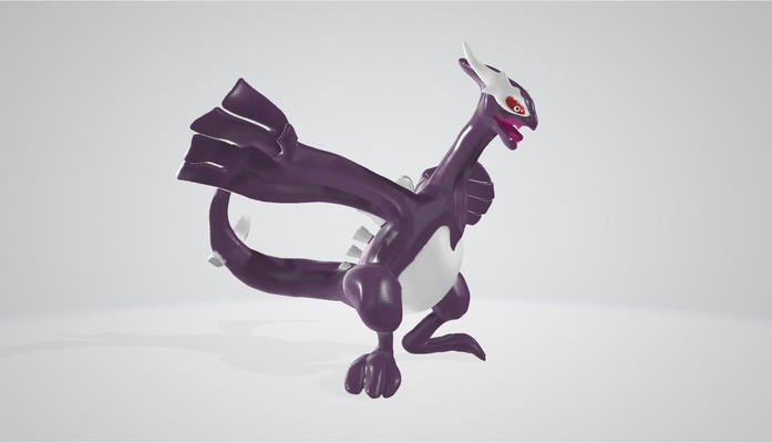 gölge lugia oyun pok pazartesi şekil nintendo 3d print model - Mito3D