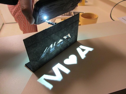 shadow project light projection shell signs logos 3d print model - Mito3D