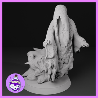 shadowspawn shadow wraith ghost ghoul banshee ttrpg dnd dungeonsanddragons miniature pathfinder 3d print model - Mito3D