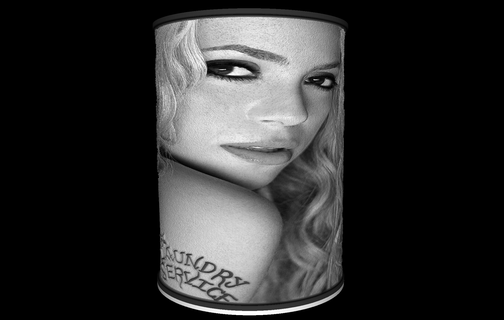 Shakira Lamba litofani aydınlatma Led ışık film müzik star 3d print model - Mito3D