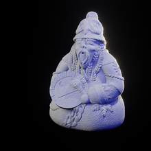 shaman art voodoo witch-doctor priest candles 3d print model - Mito3D