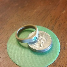 trébol anillo la joyería st patricks paddys stpatricks irlandés 3d print model - Mito3D