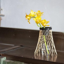 shangai large home flowers vase bamboo minimal 3d print model - Mito3D