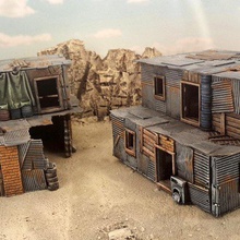 shanty houses game toy accessories warhammer 40k wargaming wargames terrain tabletop gaming scifi post-apocalyptic miniature madmax gaslands fallout buildings 3d print model - Mito3D
