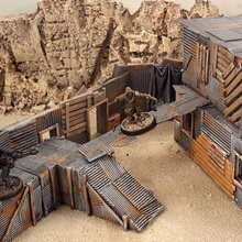shanty walkways game toy accessories wargaming terrain wargame scenery miniature building 28mm 3d print model - Mito3D