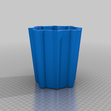 shape 2 vase flower vase vase decor 3d print model - Mito3D