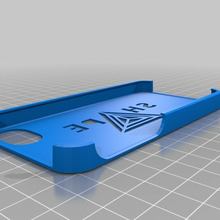 shape logo case customized accessories 3d print model - Mito3D