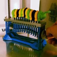 forma shaker jogo mecânico de brinquedos espiral shapeshaker haste engenharia virabrequim costruzioni costruzione construção crianças caterpillar 3d print model - Mito3D