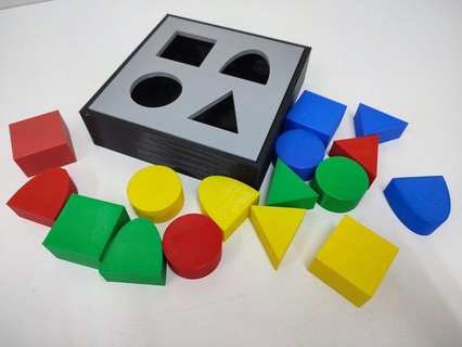 forme colori 1 gioco alzheimer cognitivo stimolazione 3d print model - Mito3D