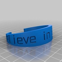 partage bijoux personnalisé bracelets 3d print model - Mito3D