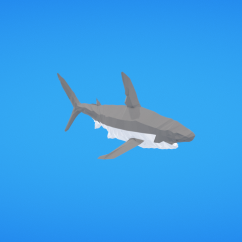 shark game 3D print model - Mito3D