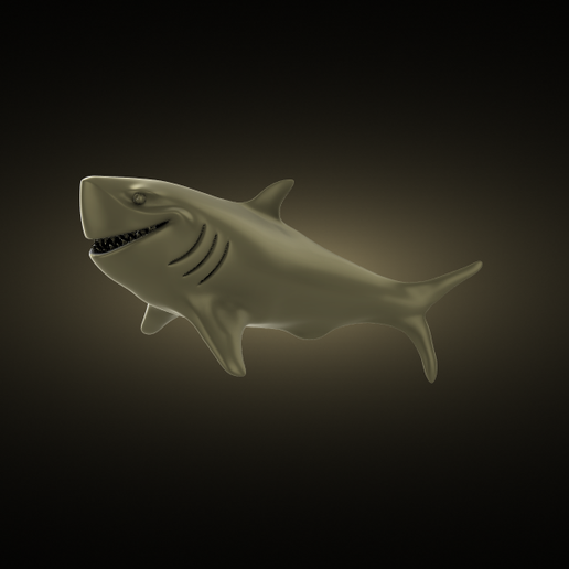 Tubarão 3D print model - Mito3D