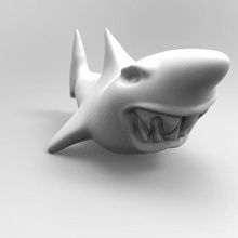 shark 4 game fish sea monster beach print toy 3d print model - Mito3D