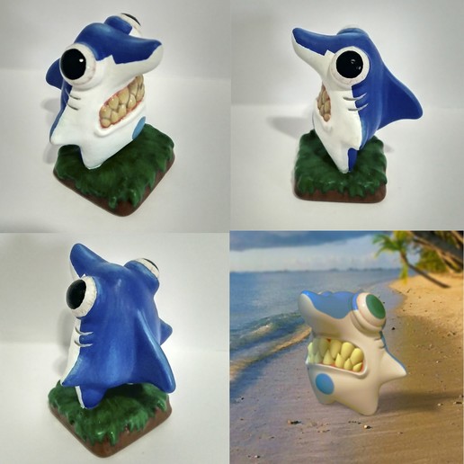 le requin art wakfu 3D print model - Mito3D