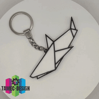 shark 2 jewelry animal toy keychain 3d print model - Mito3D