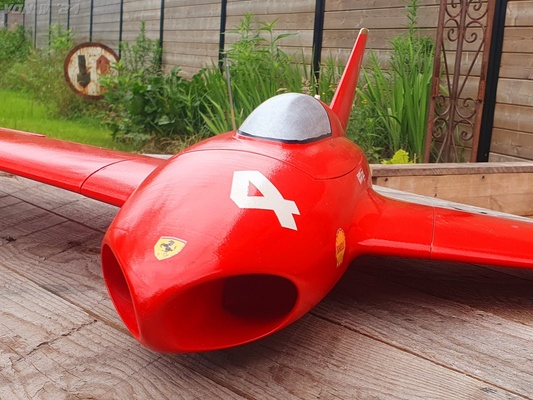 tubarão velozes 50mm edf vôo asa jato rc plane jet avião 3d print model - Mito3D