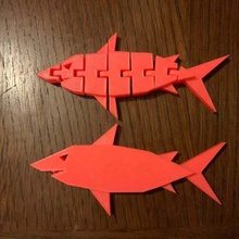 shark articulated game animals swim sea life fish elitedangerous beach 3d print model - Mito3D