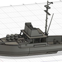 requin bateau 3d print model - Mito3D