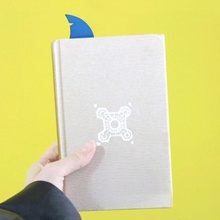 tubarão de fichas a casa página da marca sem restrições leitura bookmarker 3d print model - Mito3D