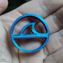 shark fin pendant jewelry jewelry 3d print model - Mito3D