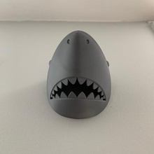 köpekbalığı kafasını duvara monte edin sanat jaws haftası kafa 3d print model - Mito3D