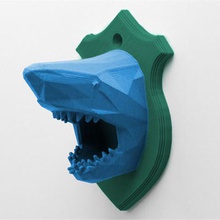 squalo testa casa 3d print model - Mito3D