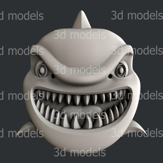 squalo ragazzi stampante stl cnc artcam aspirare vcarve 3d print model - Mito3D