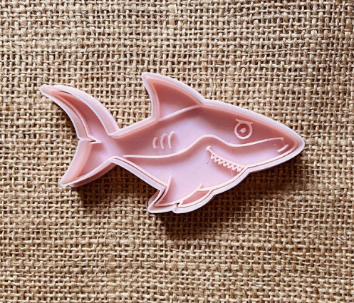 squalo biscotto taglierina frese biscotti 3D print model - Mito3D