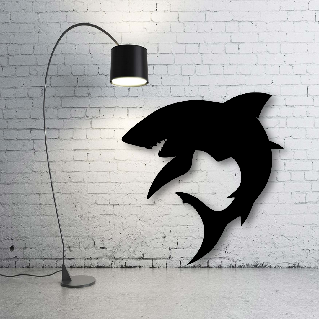 shark wall decoration table sea predator 3D print model - Mito3D