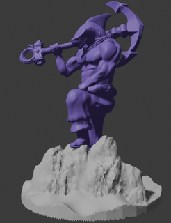 sharkfolk brute barbarian pirate 3d print model - Mito3D
