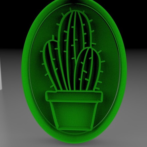 sharp cacto vários cactus moldes fondant cookies o corte bolos 3D print model - Mito3D