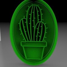 sharp cactus vari stampi fondant i cookie di taglio forgia torte 3d print model - Mito3D