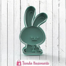 sharp easter bunny home cutter coockie 3d print model - Mito3D