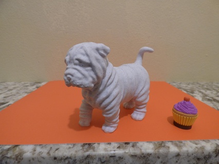 sharpei chiot chien statue 3d imprimable haute poly animal art mignonne compagnie bureau 3d print model - Mito3D