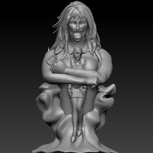 she-hulk jennifer walters' nightmare 3d print model - Mito3D