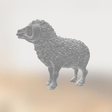 koyun oyun hayvanlar oyuncak çiftlik 3d tarama 3d print model - Mito3D