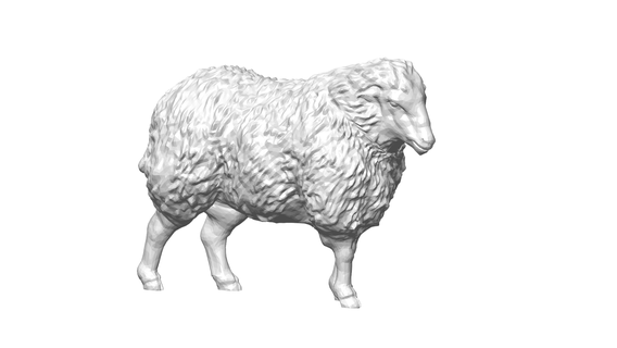 oveja juego animal escultura 3d print model - Mito3D