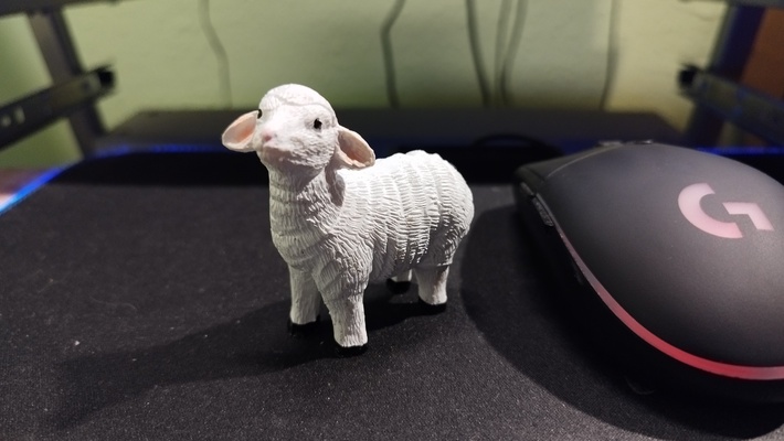 pecore arte agnello pascolo 3d print model - Mito3D