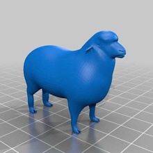 koyun oyun hayvanlar hayvan 3d print model - Mito3D