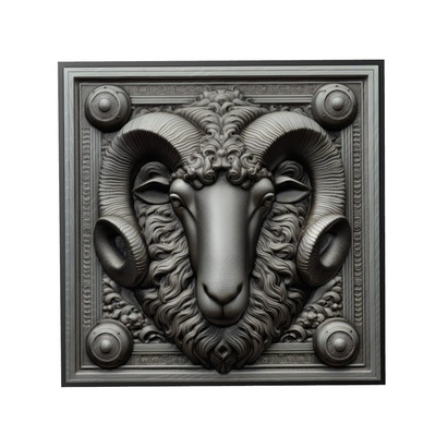 pecore animale sollievo arte animali yeggi mito3d fallimento google ciondoli medaglione animal relief wall art parete 3d print model - Mito3D