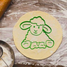 oveja Galleta cortador cocina corte masas pastel cortadores panadería porcelana ceramine arcilla Pastelería marcador marcadores sellos moldes 3d print model - Mito3D