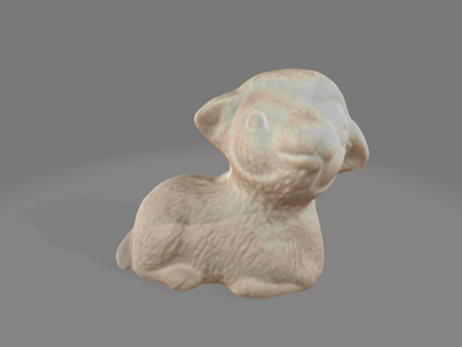 sheep figure sheep figure decoration  3d print model - Mito3D