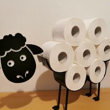sheep toilet paper roll holder animal bathroom home 3d print model - Mito3D